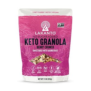 Lakanto Berry Crunch Granola - Delicious Keto Friendly Cereal Replacement